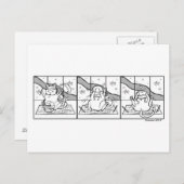 Cat Noodles Post Cards Briefkaart (Voorkant / Achterkant)