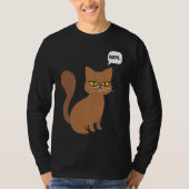 Cat Nope Statement  Graphic T-shirt (Voorkant)