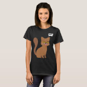 Cat Nope Statement Graphic T-shirt (Voorkant volledig)