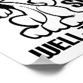 Cat not Spoiled Funny Poster (Hoek)