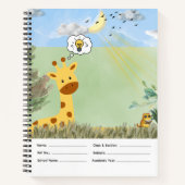 Cat Notebook for Book Lovers Notitieboek (Voorkant)