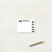Cat Notes Post het Pad (Op bureau)