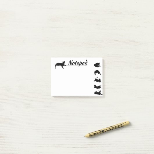 Cat Notes Post it Pad (Op bureau)