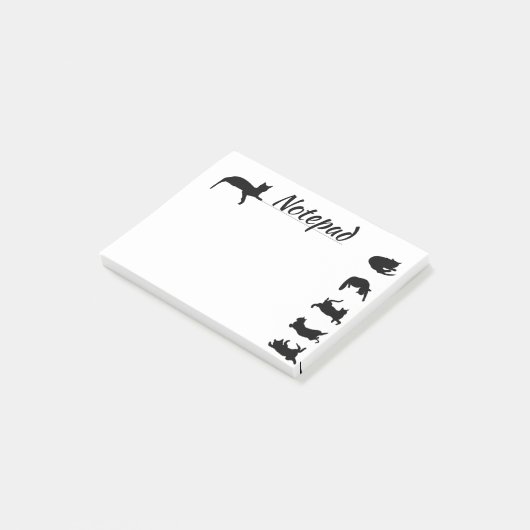 Cat Notes Post it Pad (Schuin)