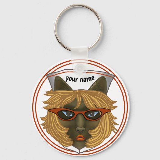 Cat Nurse Sleutelhanger (Voorkant)