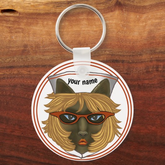 Cat Nurse Sleutelhanger (Voorkant)