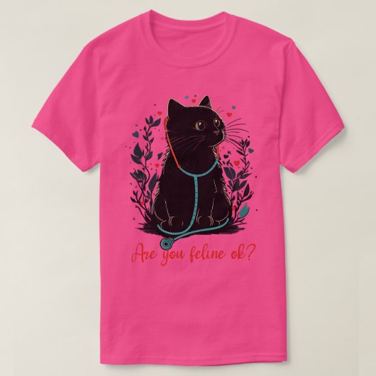 Cat Nurse T-shirt (Design voorkant)