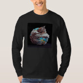 Cat Nursing Planet T-shirt (Voorkant)