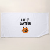 Cat-O'-Lantern 3 Strandlaken (Voorkant)