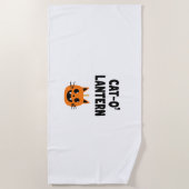 Cat-O'-Lantern 3 Strandlaken (Voorkant)