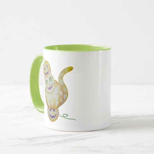 Cat-O-Lantern-mok Mok (Voorkant links)