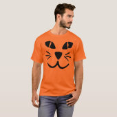 Cat-o-Lantern pompoen Face T-Shirt (Voorkant volledig)