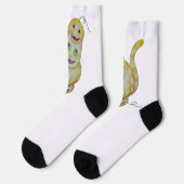 Cat-O-Lantern-Sokken Sokken (Links)