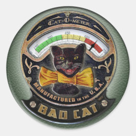 Cat-o-meter Ronde Sticker