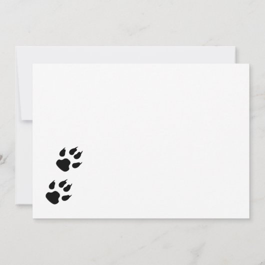 Cat of Honor Pet Photo Wedding Save the Date (Achterkant)