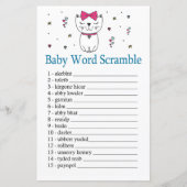 Cat- of Kitten-Baby-tekstscramble-game (Voorkant)