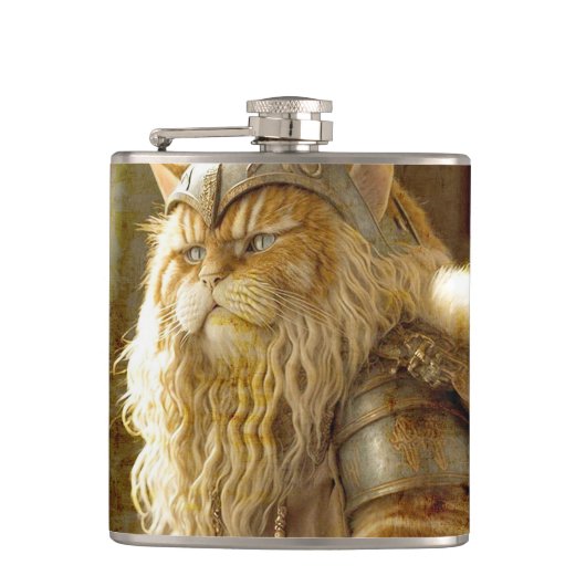 Cat Old Viking. Heupfles (Voorkant)