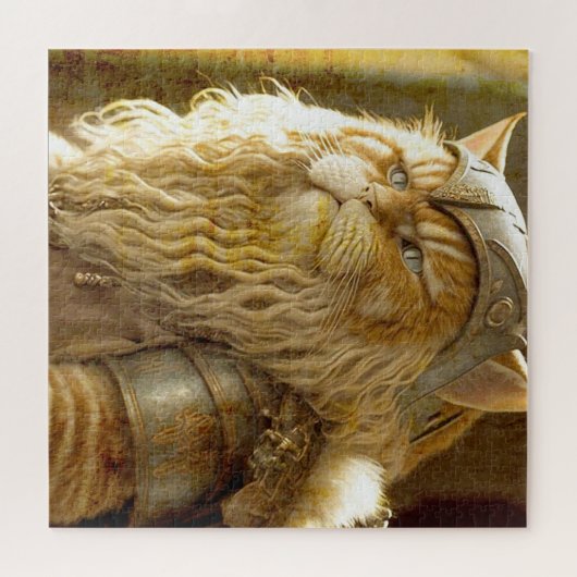 Cat Old Viking. Legpuzzel (Horizontaal)