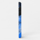 Cat on a Wire Blue Moon Case-Mate iPhone Case (Achterkant/links)