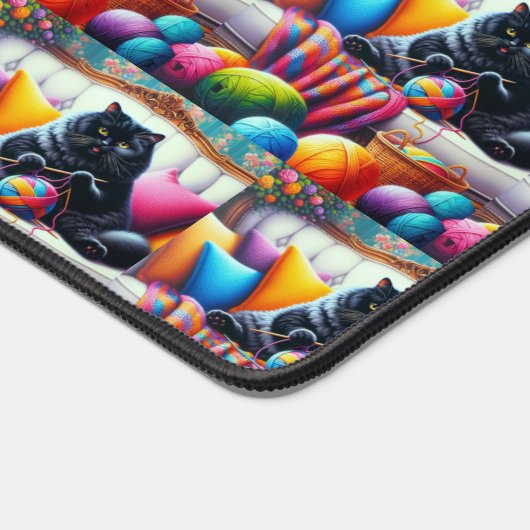 Cat on sofa and sweethings bureaumat (Hoek)