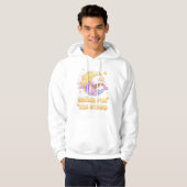 cat on the moon hoodie (Voorkant volledig)