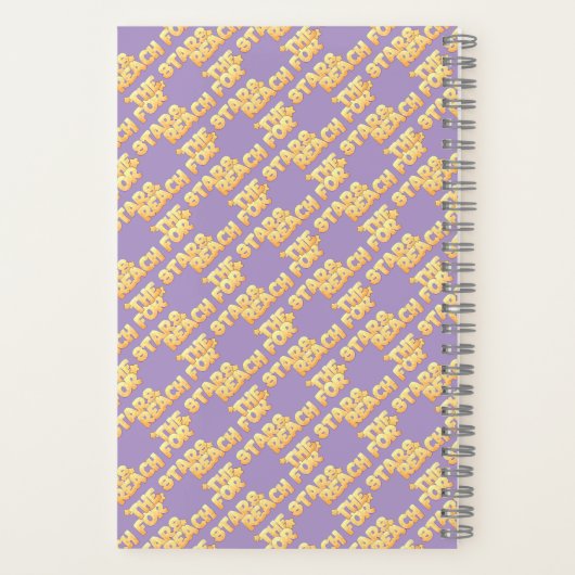 cat on the moon notitieboek (Achterkant)