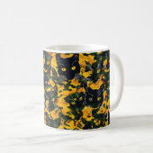 Cat Oranje Pattern Koffiemok (Voorkant rechts)