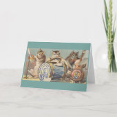  Cat Orchestra Trio Note Kaart (Voorkant)