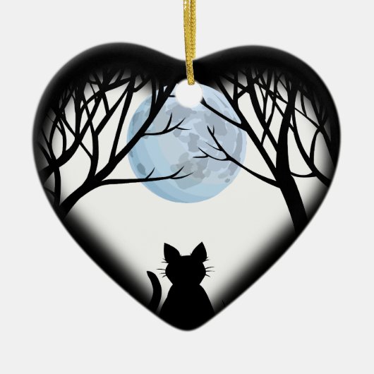 Cat Ornament Personalized Cat Decoration Gift (Voorkant)