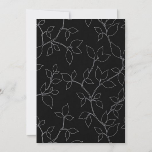 Cat & Owl Halloween Uitnodiging (Achterkant)