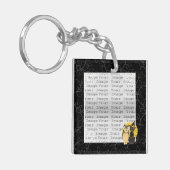 Cat & Owl Halloween Wedding Sleutelhanger (Voorkant Links)