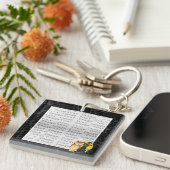 Cat & Owl Halloween Wedding Sleutelhanger (Voorkant Rechts)