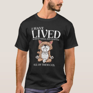 Cat Owner Buddhist Yoga Zen Meditation Spiritueel  T-shirt