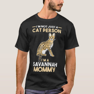 Cat Owner Savannah mama T-shirt