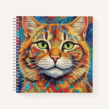 Cat Painting-Notitieboek