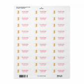 Cat Painting Tabby Cat Return Address Label (Full Sheet)