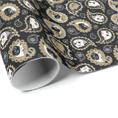 Cat Paisley Cadeaupapier (Rol Hoek)