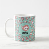 Cat Paisley - Coral and Mint Koffiemok (Links)