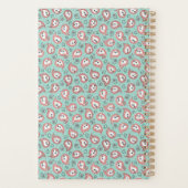 Cat Paisley - Coral and Mint Planner (Achterkant)