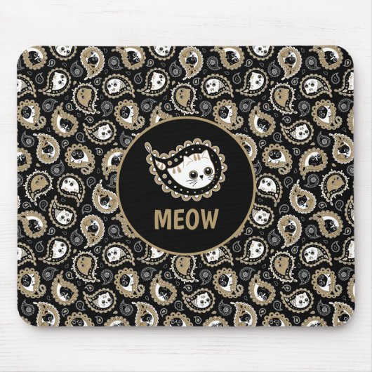 Cat Paisley Muismat (Voorkant)