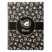 Cat Paisley Notitieboek (Voorkant)