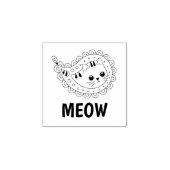 Cat Paisley Rubberstempel (Afrduk)