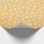 Cat Paisley - Vanilla Cadeaupapier (Hoek)