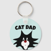 CAT PAPA BLAUWE SLEUTELHANGER (Voorkant)