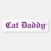 Cat Papa bumper sticker (Voorkant)