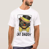 CAT-PAPA (DAD) Mannen T-shirt (Voorkant)