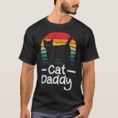 Cat Papa Mannen T-shirt (Voorkant)