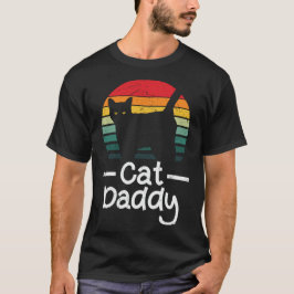 Cat Papa Mannen T-shirt