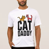 CAT PAPA PAPA Grappige Mannen T-shirts (Voorkant)