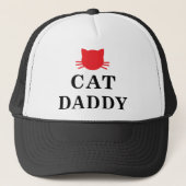 Cat Papa pet Trucker Hat (Voorkant)